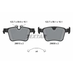Klocki Ham. Volvo T. S60/S90/V60/V90/Xc60/Xc90 2,0 14- - TEXTAR (2661001)
