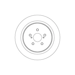 Tarcza Ham. Lexus T. Rx 2,0-3,5 15- - TRW (DF6746)