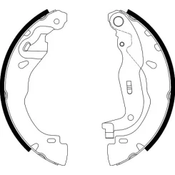 Szczęki Ham. Renault Clio 1,0-1,6 19- - TEXTAR (91088500)