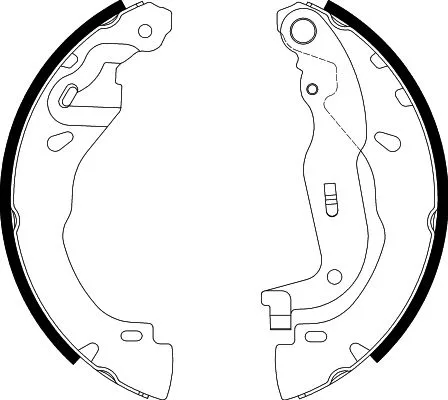 Szczęki Ham. Renault Clio 1,0-1,6 19- - TEXTAR (91088500)