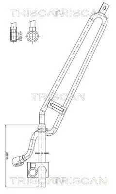 Przewód Wspomagania Bmw 3 (E36) 93-00 - TRISCAN (851611028)