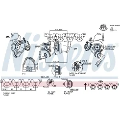 Turbo Bmw 2,0T 2 F45/X1 - NISSENS (NIS93316)