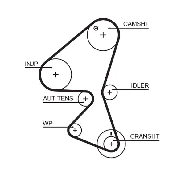 Fogasszíj - GATES (GAT5598XS)