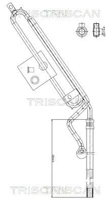 Przewód Wspomagania Bmw 3 (E36) 90-99 - TRISCAN (851611022)