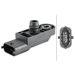 Érzékelő, Töltőnyomás - HELLA (6PP358152-301)