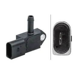 Érzékelő, Kipufogógáz-Nyomás - HELLA (6PP009409-581)