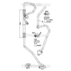 Przewód Klimatyzacji Bmw - TRISCAN (901011028)