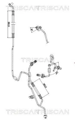 Przewód Klimatyzacji Bmw - TRISCAN (901011031)