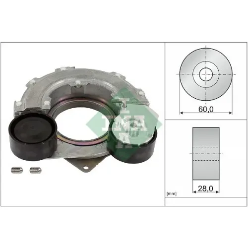 Szíjfeszítő, Hosszbordás Szíj - Schaeffler INA (534088210)