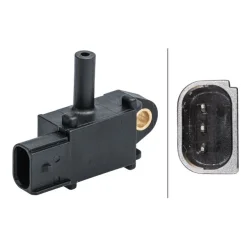 Érzékelő, Kipufogógáz-Nyomás - HELLA (6PP009409-541)