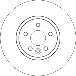 Tarcza Ham. Jaguar P. Xe 2,0 D 15- - TRW (DF6565S)