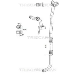 Przewód Klimatyzacji Mercedes-Benz - TRISCAN (901023008)