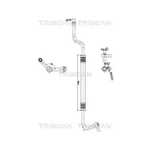 Przewód Klimatyzacji Mercedes-Benz - TRISCAN (901023024)