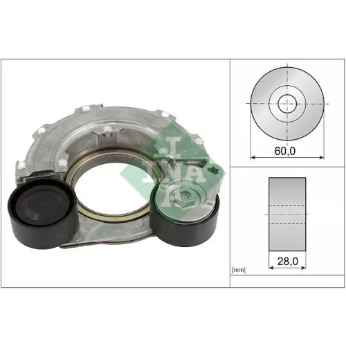 Szíjfeszítő, Hosszbordás Szíj - Schaeffler INA (534079610)