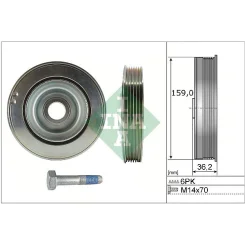 Szíjtárcsa Készlet, Forgattyús Tengely - Schaeffler INA (544017320)