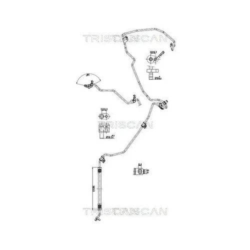 Przewód Klimatyzacji Opel, Renault, Fiat - TRISCAN (901010020)