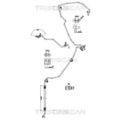 Przewód Klimatyzacji Opel, Renault, Fiat - TRISCAN (901010020)