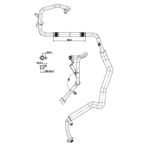 Przewód Klimatyzacji Opel, Nissan, Renault - TRISCAN (901010024)