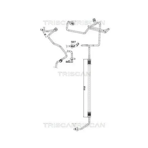Przewód Klimatyzacji Nissan, Renault, Opel - TRISCAN (901010035)