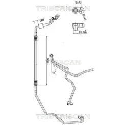 Przewód Klimatyzacji Bmw - TRISCAN (901011026)
