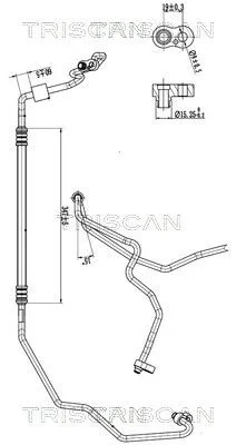 Przewód Klimatyzacji Bmw - TRISCAN (901011026)