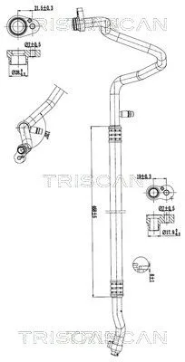 Przewód Klimatyzacji Bmw - TRISCAN (901011030)