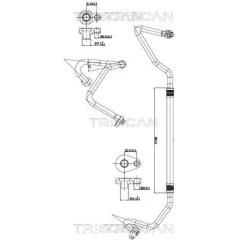 Przewód Klimatyzacji Ford - TRISCAN (901016076)