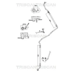 Przewód Klimatyzacji Mercedes-Benz - TRISCAN (901023023)