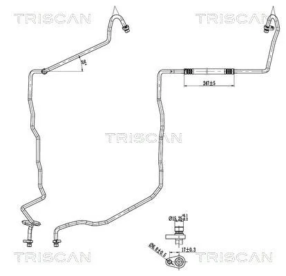 Przewód Klimatyzacji Renault - TRISCAN (901025051)