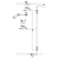 Przewód Klimatyzacji Vw, Audi, Seat, Skoda - TRISCAN (901029078)