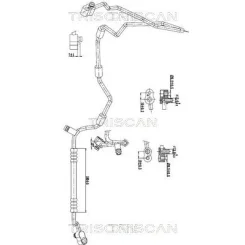 Przewód Klimatyzacji Vw, Audi, Skoda, Seat - TRISCAN (901029121)