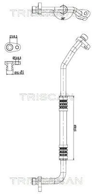 Przewód Klimatyzacji Dacia - TRISCAN (901025044)