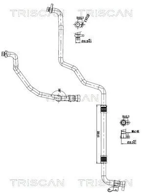 Przewód Klimatyzacji Renault - TRISCAN (901025047)