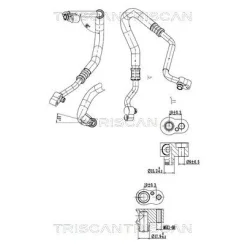 Przewód Klimatyzacji Audi - TRISCAN (901029057)