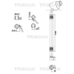 Przewód Klimatyzacji Vw - TRISCAN (901029115)