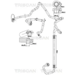 Przewód Klimatyzacji Vw, Audi, Seat, Skoda - TRISCAN (901029061)