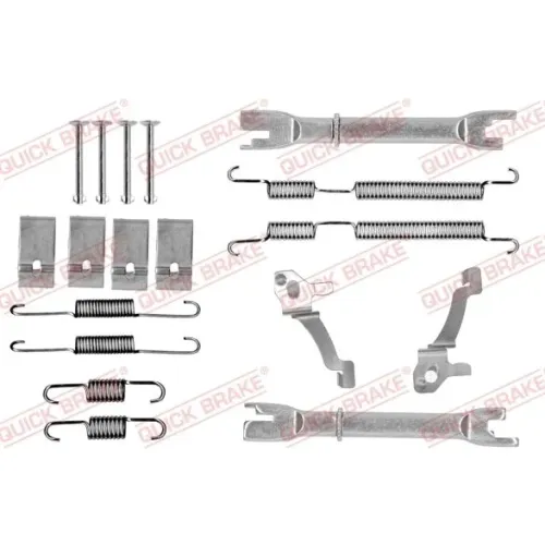 Tartozékkészlet, Fékpofa - QUICK BRAKE (QB105-0017S)