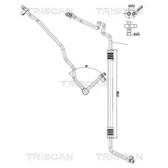 Przewód Klimatyzacji Dacia - TRISCAN (901025009)