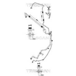 Przewód Klimatyzacji Citroën, Peugeot - TRISCAN (901028120)