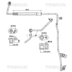 Przewód Klimatyzacji Vw, Audi, Seat, Skoda - TRISCAN (901029058)