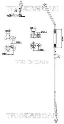 Przewód Klimatyzacji Tesla - TRISCAN (901081006)