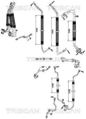 Przewód Klimatyzacji Tesla - TRISCAN (901081011)