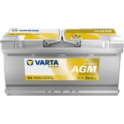 Akumulator 12V 105Ah/950A L-  393X175X190 Dynamic Agm - VARTA (605901095K262)