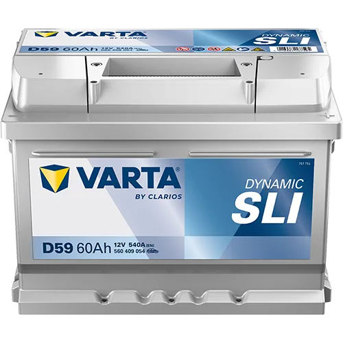 Akumulator 12V 60Ah/540A L-  242X175X175 Dynamic Sli - VARTA (560409054K262)