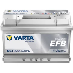 Akumulator 12V 65Ah/650A L-  278X175X175 Dynamic Efb - VARTA (565500065K262)