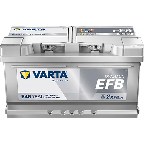Akumulator 12V 75Ah/730A L-  315X175X175 Dynamic Efb - VARTA (575500073K262)