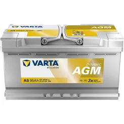 Akumulator 12V 95Ah/850A L-  353X175X190 Dynamic Agm - VARTA (595901085K262)
