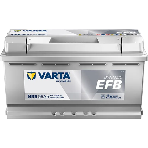Akumulator 12V 95Ah/850A L-  353X175X190 Dynamic Efb - VARTA (595500085K262)