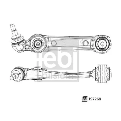 Wahacz Bmw P. 5 (G30,F90, G31) 16- Le Dolny Z Tyłu - FEBI BILSTEIN (FE197268)