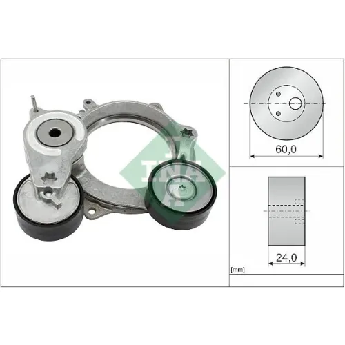 Szíjfeszítő, Hosszbordás Szíj - Schaeffler INA (534071810)